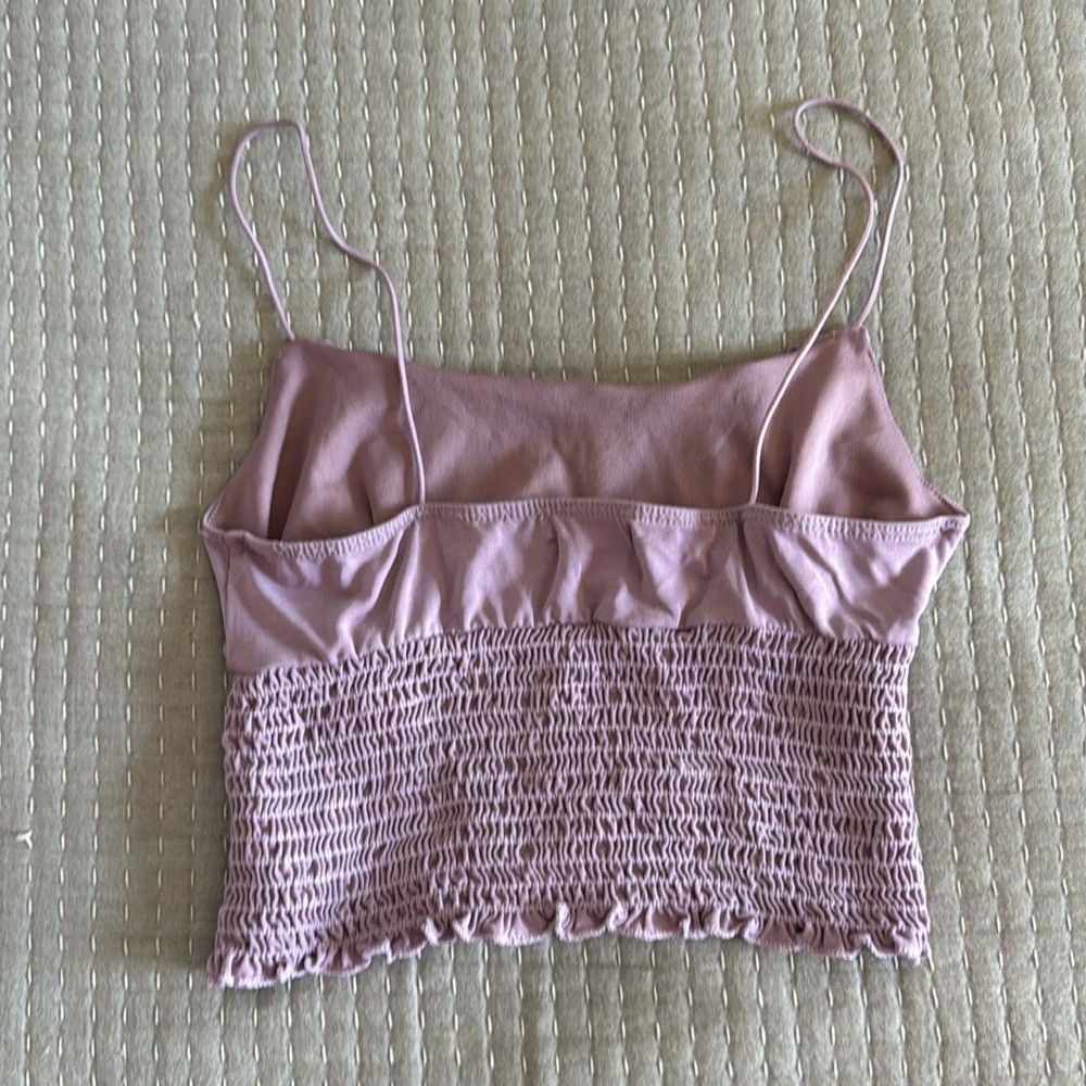 Urban outfitters lilac milkmaid crop top cami - Picture 4 of 5